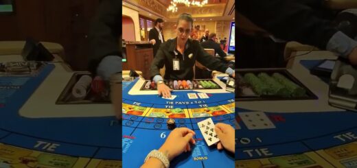 $1000 HIGH LIMIT HAND OF BACCARAT #baccarat #baccaratsystem #casino #gambling