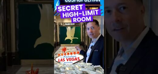 Inside The Cosmopolitan’s Most Exclusive High-Roller Lounge! 🎰💰 #vegas #rossisboss