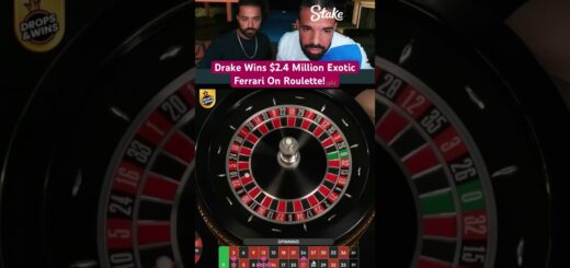 Drake Wins $2.4 Million Exotic Ferrari On Roulette! #drake #roulette #casino #maxwin #ferrari