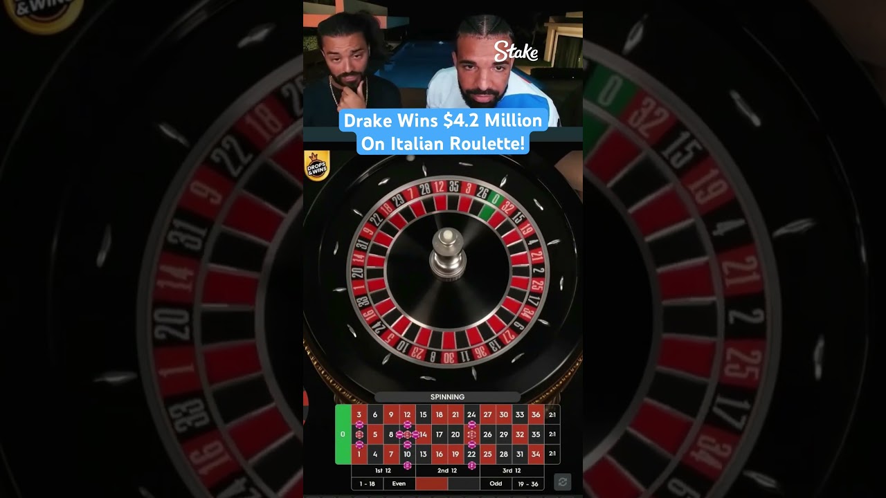 Drake Wins $4.2 Million On Italian Roulette Big Win | High Rrollers Play
