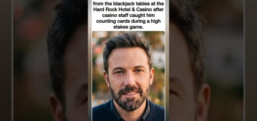 ♠️ BEN AFFLECK WAS BANNED FROM HARD ROCK BLACKJACK FOR COUNTING CARDS.#ytshorts #fypage