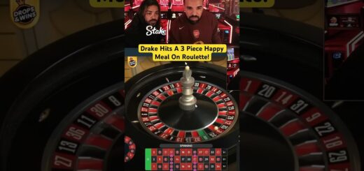 Drake Hits A 3 Piece Happy Meal On Roulette! #drake #roulette #casino #maxwin #highroller