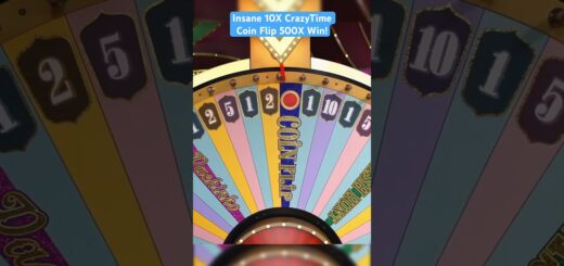 Insane 10X CrazyTime Coin Flip 1000X Win! #crazytime #slots #casino #maxwin #highroller #bigwin