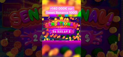 Sweet Bonanza 1000 : +140 000€ 🍭🍭 #sweetbonanzaslotonline #sweet1000 #bigwin