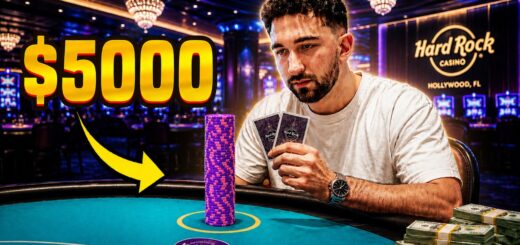 MASSIVE $5000 BETS PLAYING DOUBLE DECK BLACKJACK! (FIRST TIME EVER)